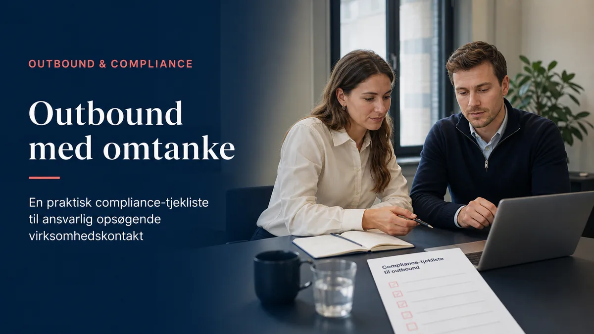 Dansk telemarketingteam arbejder med compliance og dokumenteret fravalg