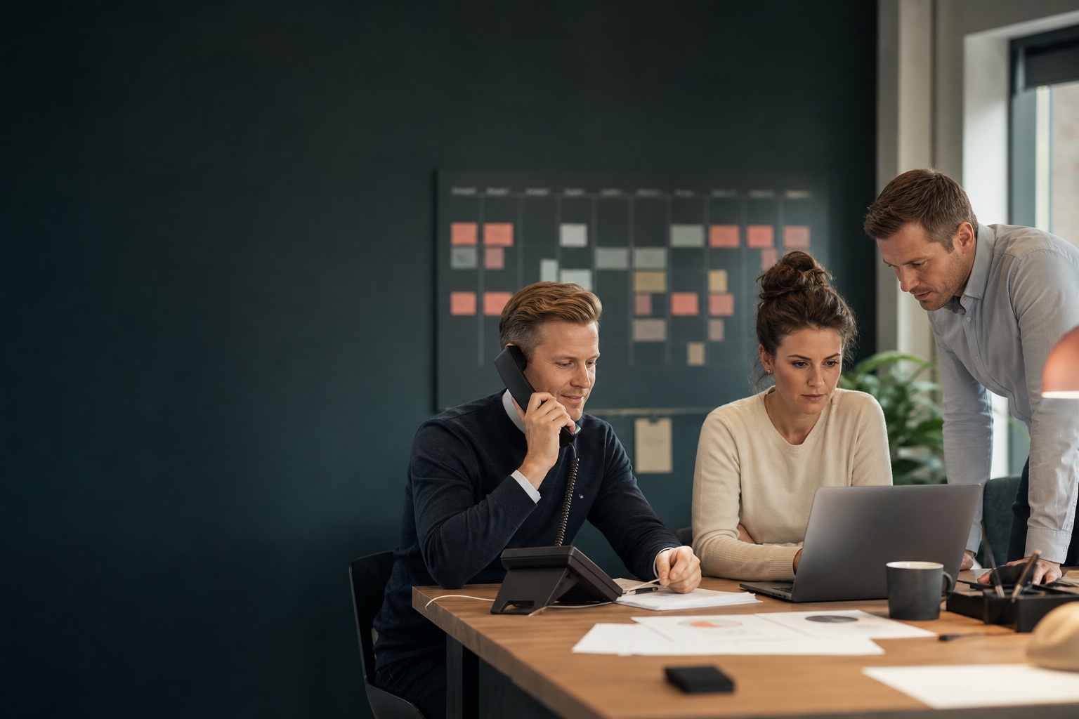 Dansk B2B-salgsteam prioriterer prospekter og gennemfører en professionel samtale